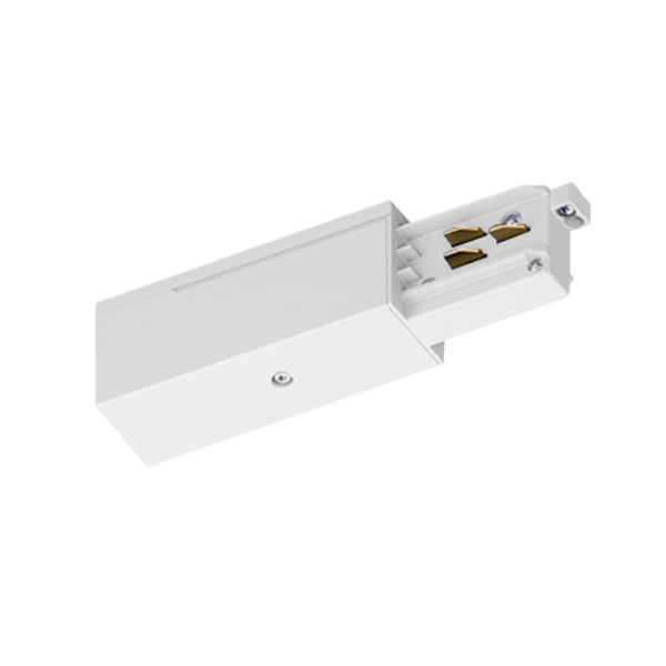 LTS Licht&Leuchten Endeinspeisung ws PE rechts Aufbau ST-A F/PE-R/9001 WS