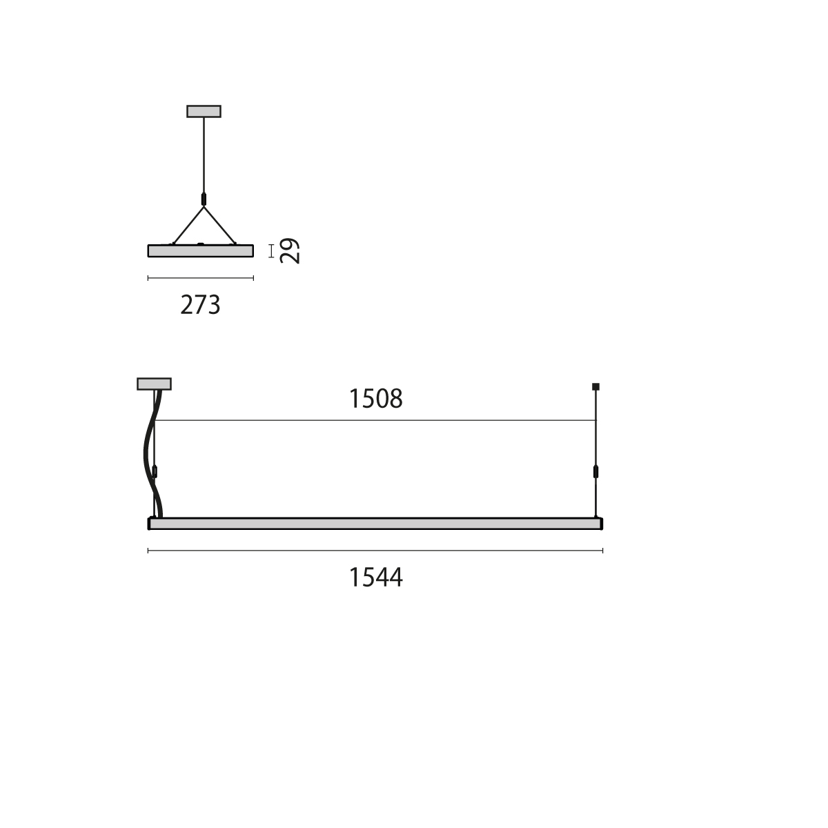 Performance in Light LED-Pendelleuchte 4000K DALI 8629461786410