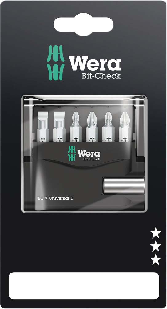 Wera Werk Standard-Bits Mini Check 073406