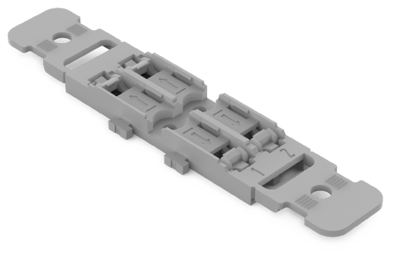 5 STK WAGO GmbH & Co. KG Befestigungsadapter mit Zugentlastung 221-2502