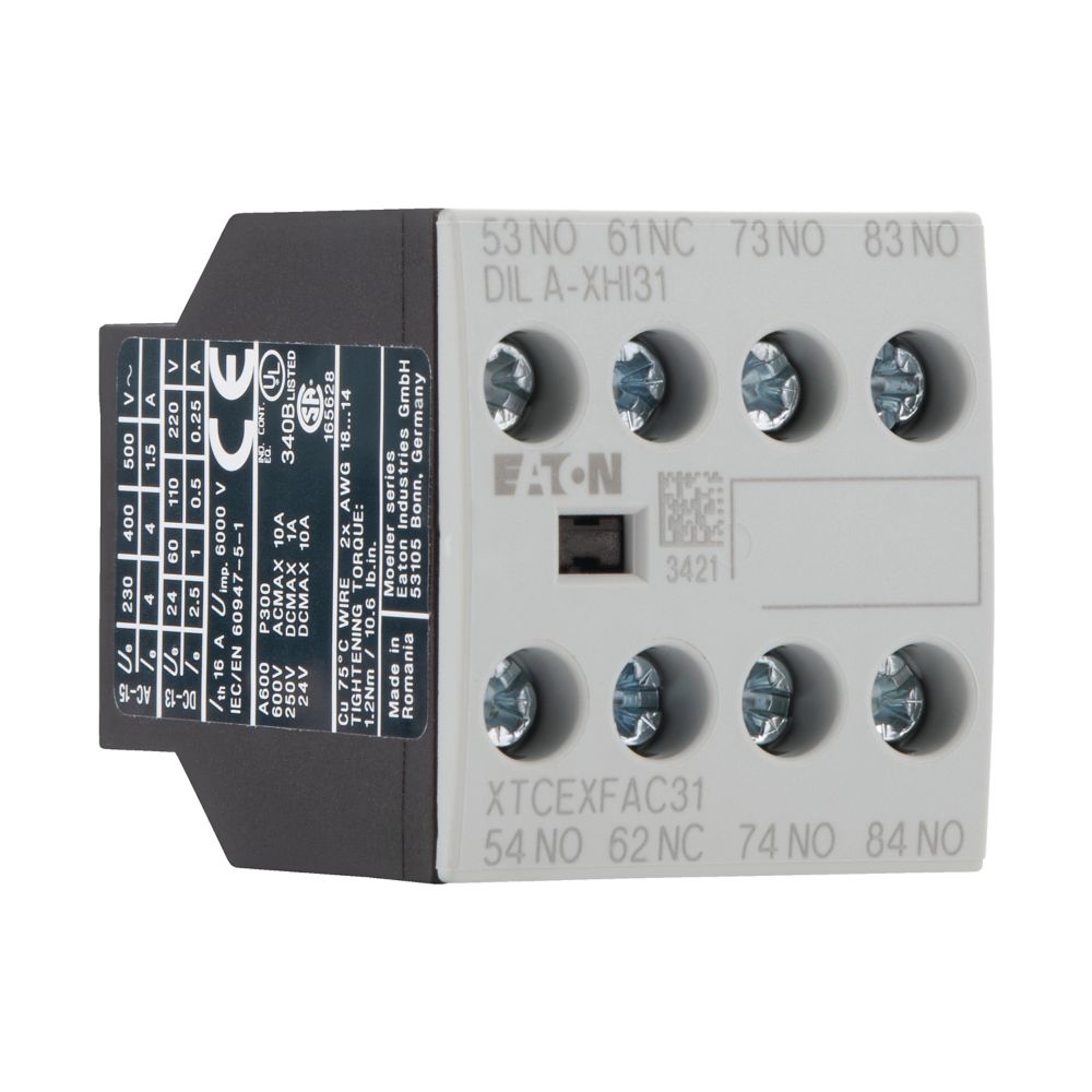 Eaton (Moeller) Hilfsschalterbaustein 3S1Ö DILA-XHI31 Eaton (Moeller) Hilfsschalterbaustein 3S1Ö DILA-XHI31