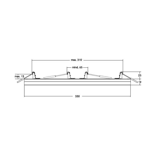 Brumberg Leuchten LED-An-und Einbaupanel 230V DA 65-310mm 12207073