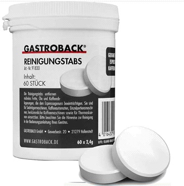 Gastroback Reinigungstabs 60Stk.a 2,4g 91830 (VE60)