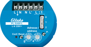 Eltako Dezentraler Aktor mit Sensoreingang PL-SAM1L
