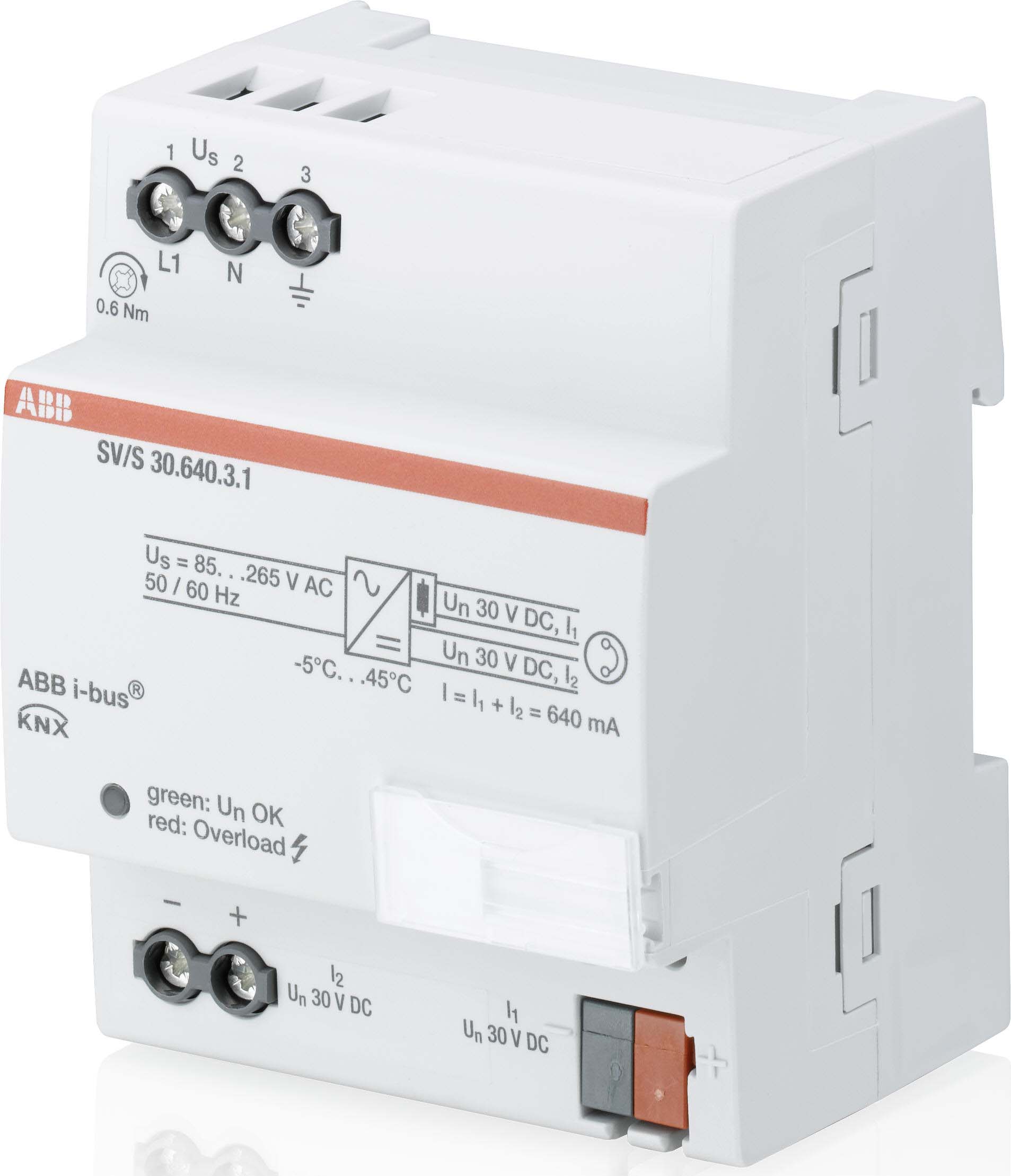ABB Stotz S&J EIB-Spannungsversorgung 640mA SV/S 30.640.3.1