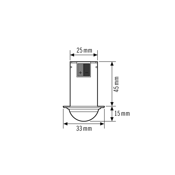 ESYLUX Decken-Präsenzmelder 360Grad RW ca.8m UP PD-C360i/8 mini DALI