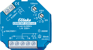 Eltako Stromstoßschalter 1S nicht pot.frei 10A ESR61NP-230V+UC