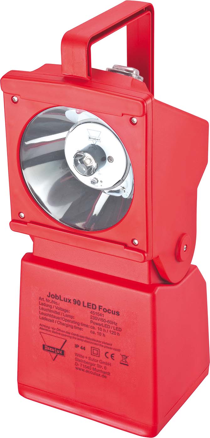 Witte+Sutor JobLux 90 LED Focus 100-230V, rot 451541