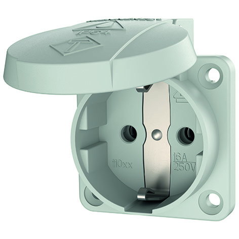 Mennekes Schuko-Anbau-Steckdose 16A,2p+E,230V,gr 11030