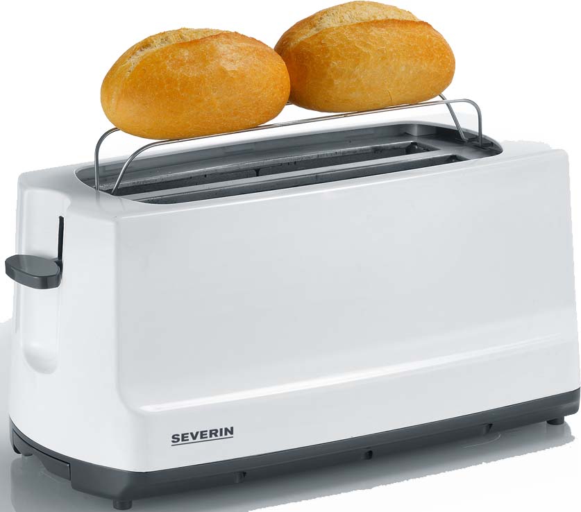 Severin Langschlitztoaster 4 Scheiben AT 2234 ws/gr