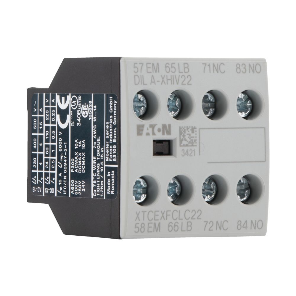 Eaton (Moeller) Hilfsschalterbaustein 2S2Ö DILA-XHIV22 Eaton (Moeller) Hilfsschalterbaustein 2S2Ö DILA-XHIV22