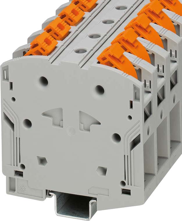 3 STK Phoenix Contact Durchgangsklemme 25-95qmm, grau PTPOWER 95 P