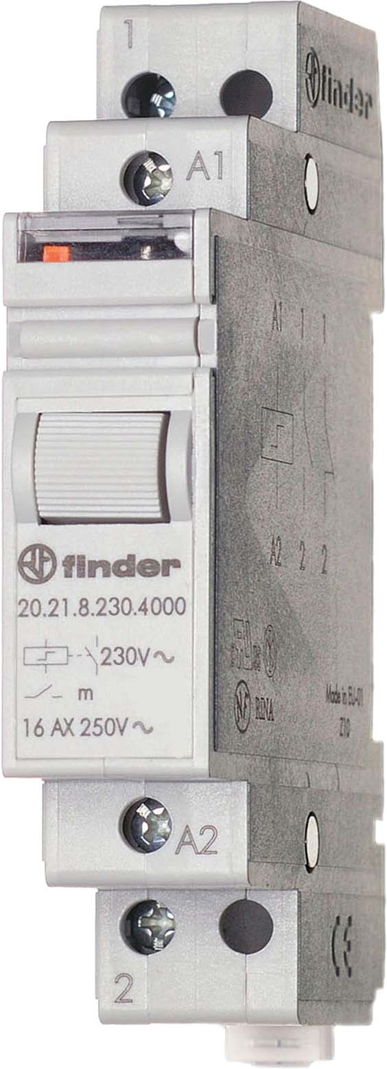 Finder Stromstoßschalter 1S 16A 230VAC 20.21.8.230.4000