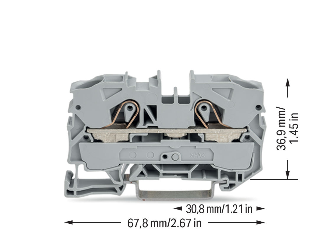 WAGO GmbH & Co. KG Durchgangsklemme 2-Leiter, TS 35 2010-1201 WAGO GmbH & Co. KG Durchgangsklemme 2-Leiter, TS 35 2010-1201