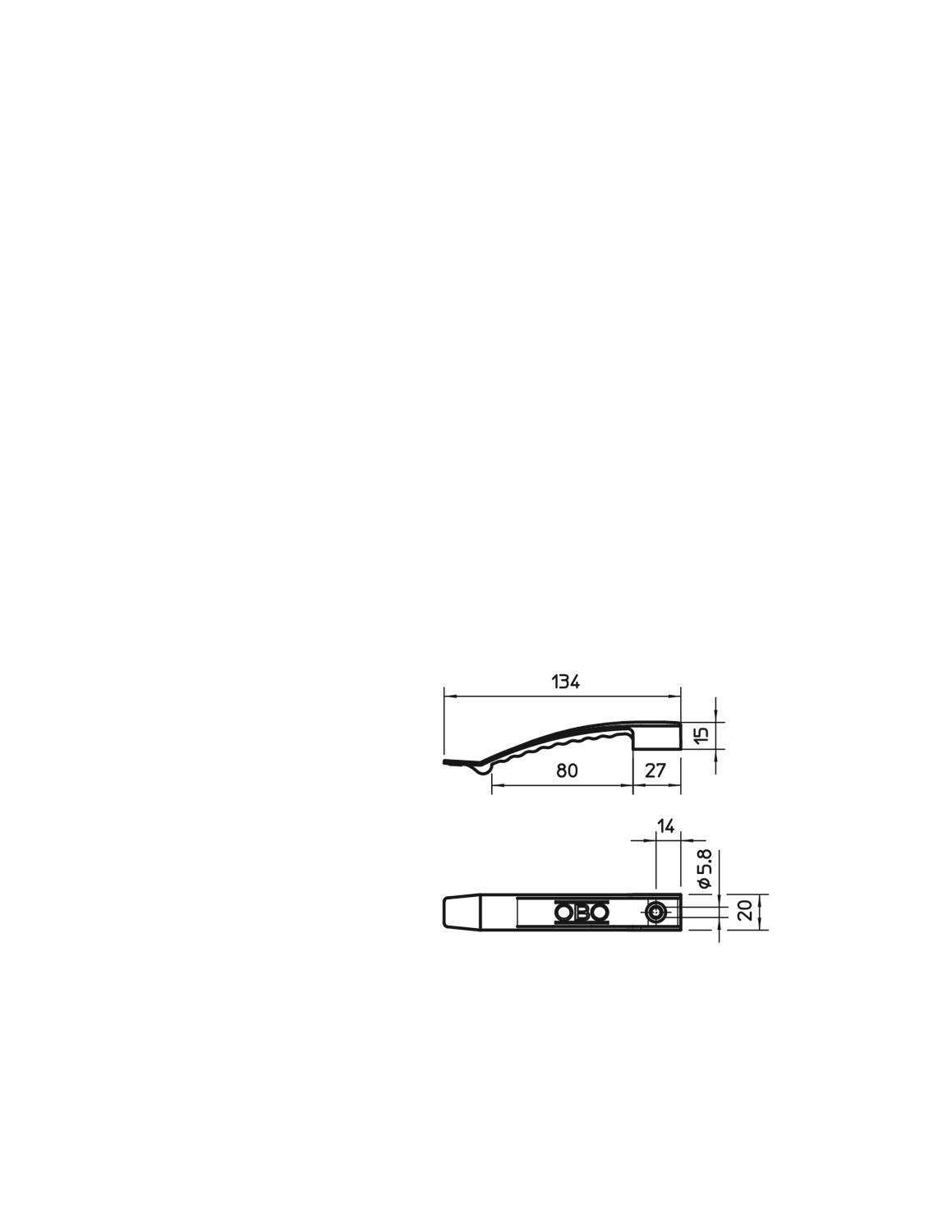 OBO Bettermann Vertr Kabelklammer 1x8 NYM3x1,5 lgr 2032 SP