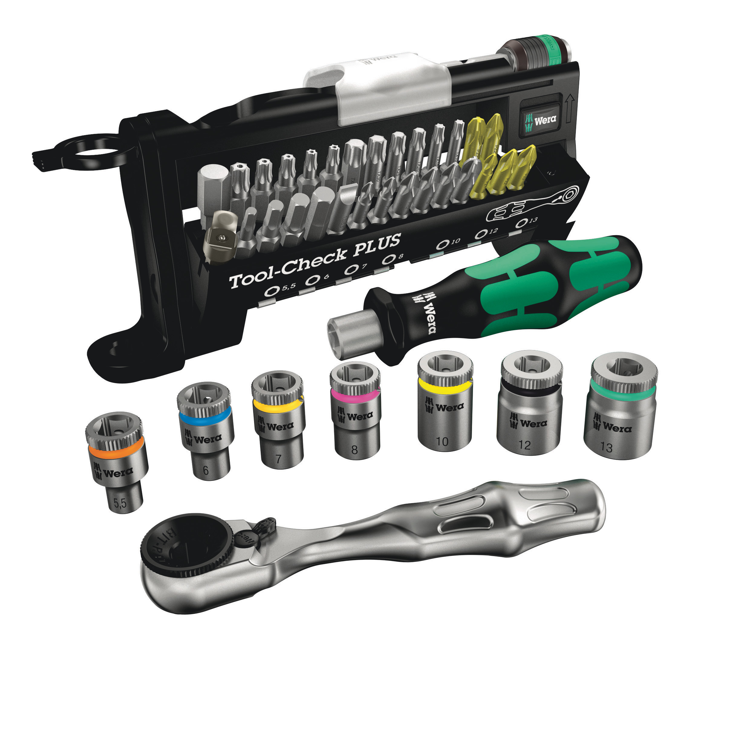 Wera Werk Wechselkl.-Schraubendreher Set m.Ratsche 39-tlg 056490