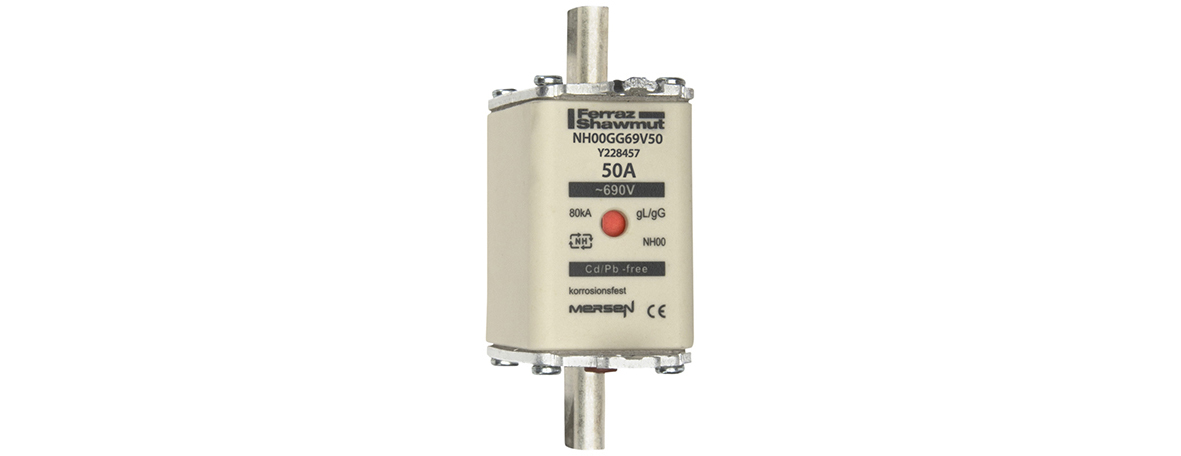 Mersen NH-Sicherungseinsatz SF Gr.00 gG 50A/690V KM NH00GG69V50