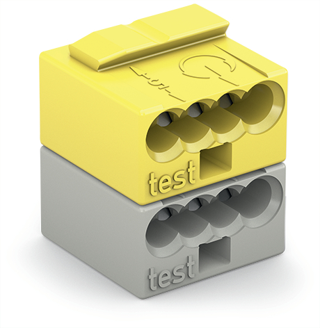 50 STK WAGO GmbH & Co. KG Busankoppler-Klemme lichtgrau gelb verr. 243-212