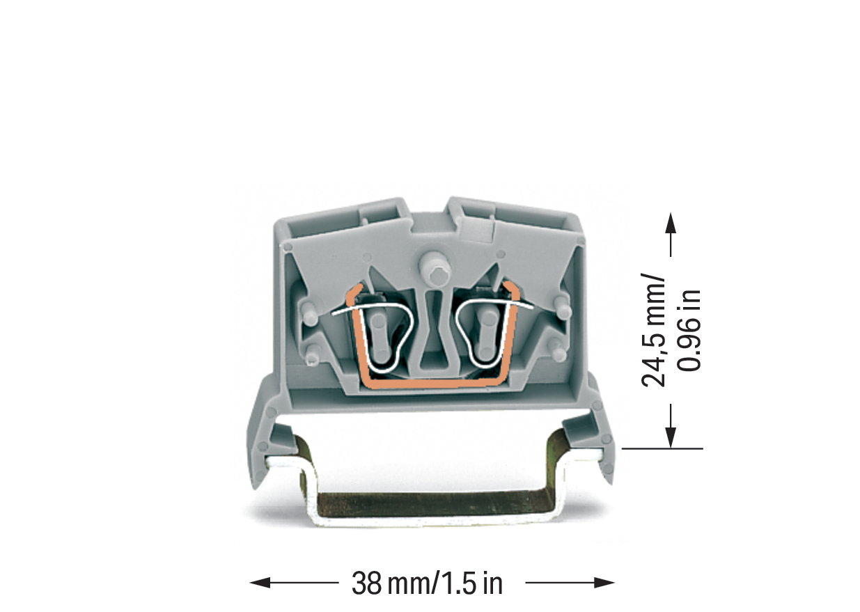 WAGO GmbH & Co. KG Durchgangsklemme gr 0,08-2,5qmm 264-711
