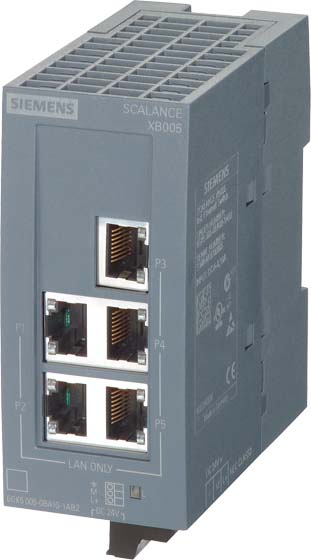 Siemens Dig.Industr. Scalance XB005 IE Switch 6GK5005-0BA00-1AB2