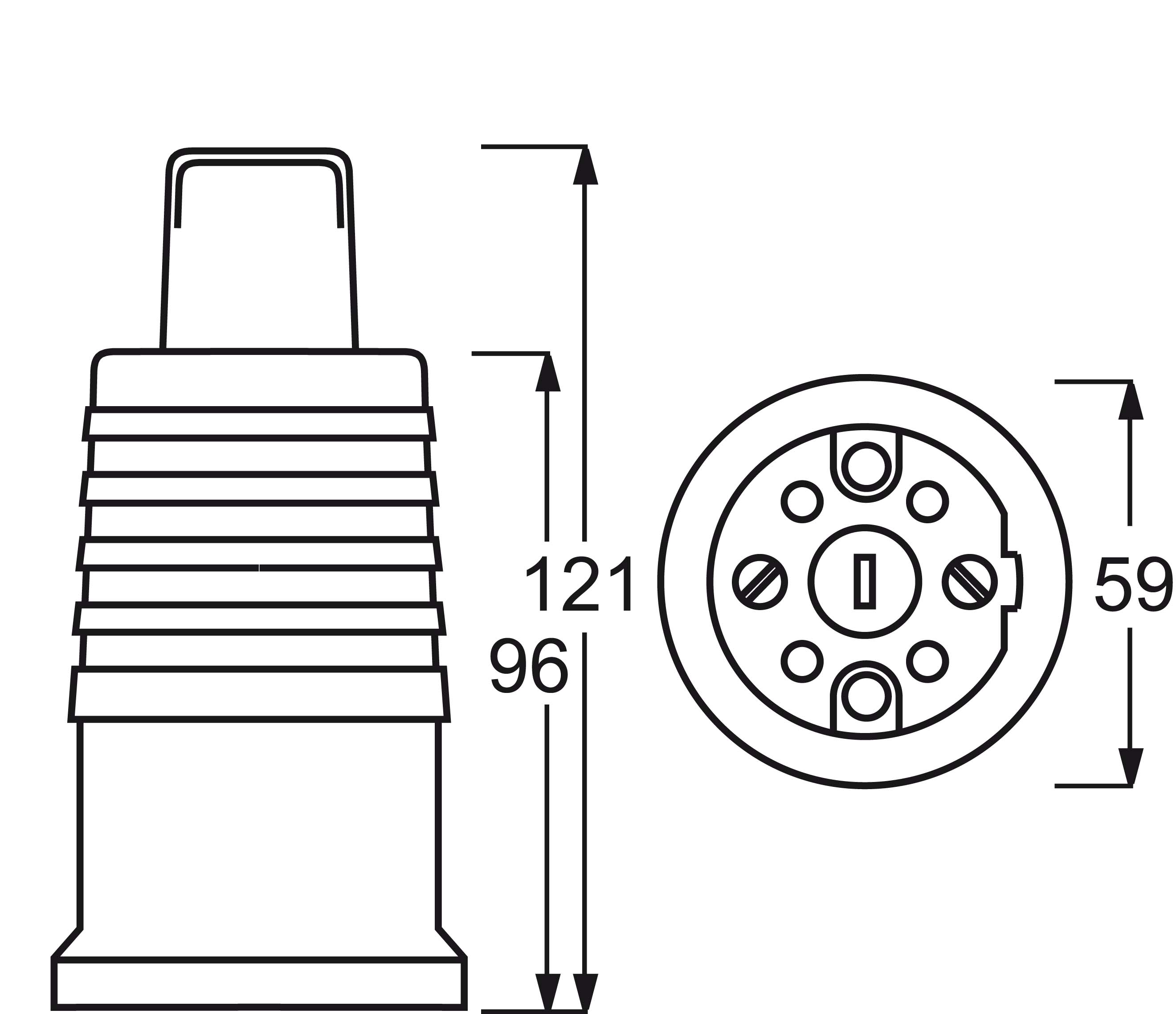 Busch-Jaeger Perilex-Kupplung 16A ws 2364 KUW