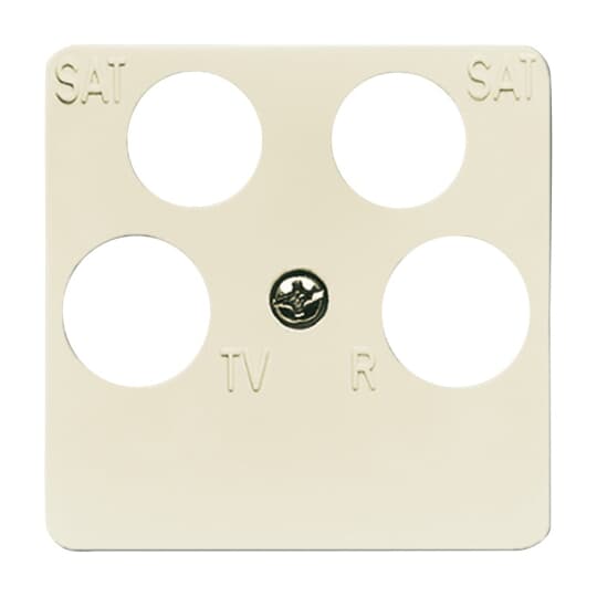 Busch-Jaeger Zentralscheibe ws Antenne, 4-fach 1743/10-04-212