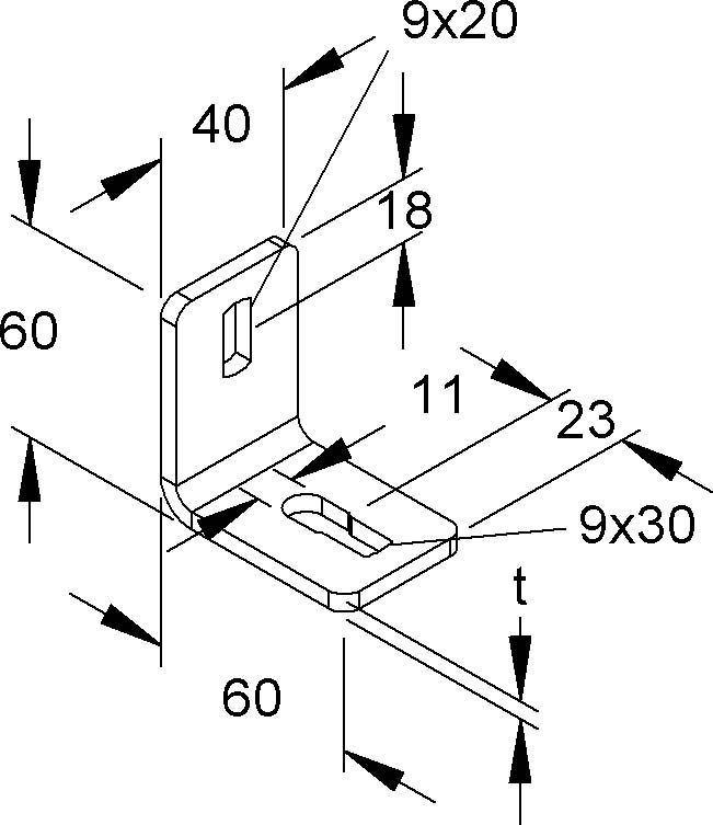 Niedax Wandanschlußwinkel WWU 150/8