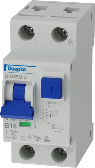 Doepke FI/LS-Kombination DRCBO3 B16/0,03/1N-A