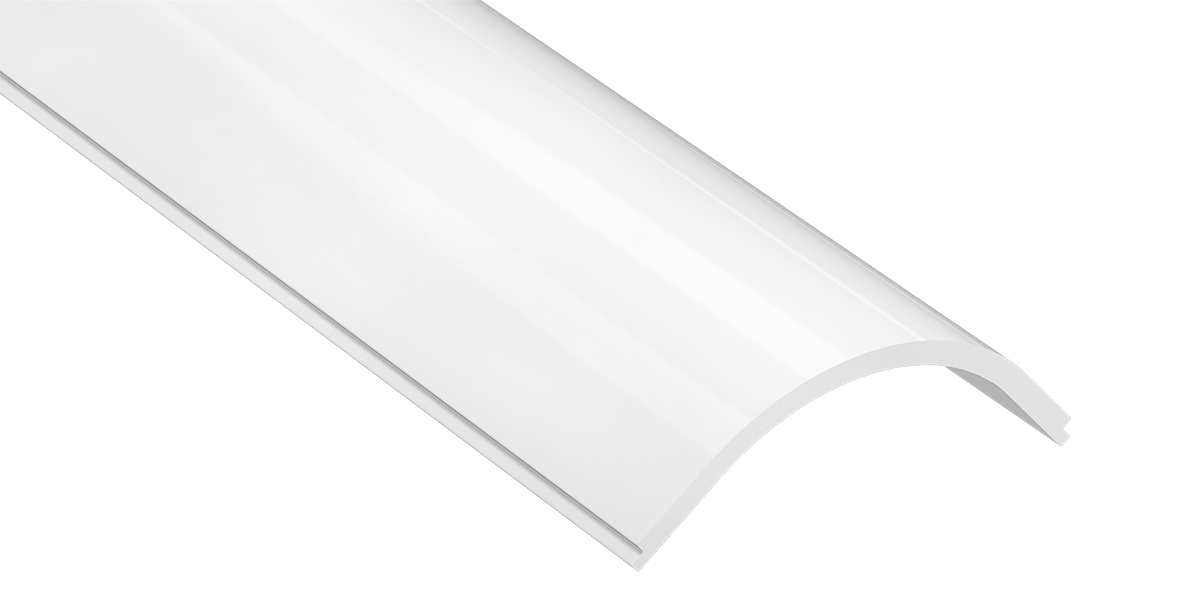 Barthelme Kunststoffabdeckung rund opal 2m 62399792