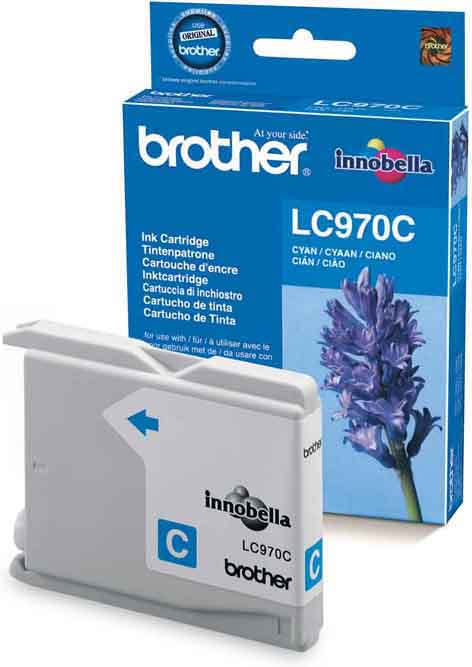 Brother Tintenpatrone cyan LC-970C