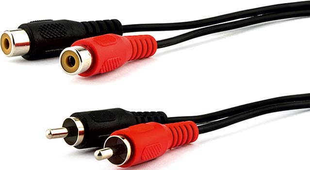 E+P Elektrik Cinch-Verlängerungskabel 2,5m B 98