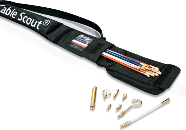 HellermannTyton Cable Scout Luxus Set 2x4/6x5/2x6x1000mm CS-SD