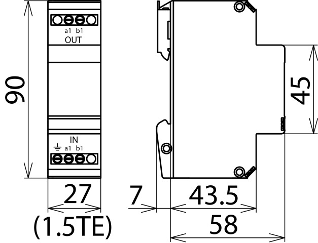 DEHN ÜS-Ableiter Blitzductor VT BVT TC 1