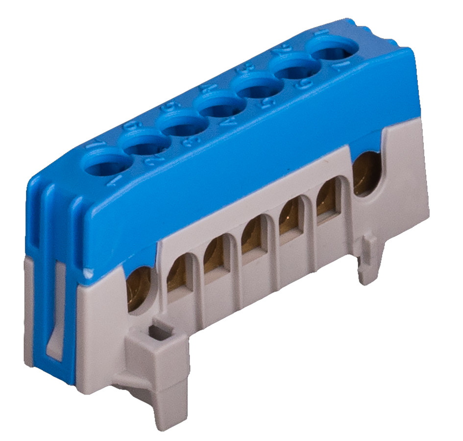 Pollmann Nullleiterklemme blau N7-F2 BL