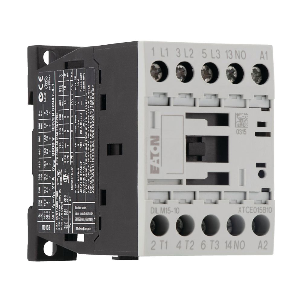 Eaton (Moeller) Leistungsschütz 1S 7,5kW/400V,AC DILM15-10(230V50HZ) Eaton (Moeller) Leistungsschütz 1S 7,5kW/400V,AC DILM15-10(230V50HZ)