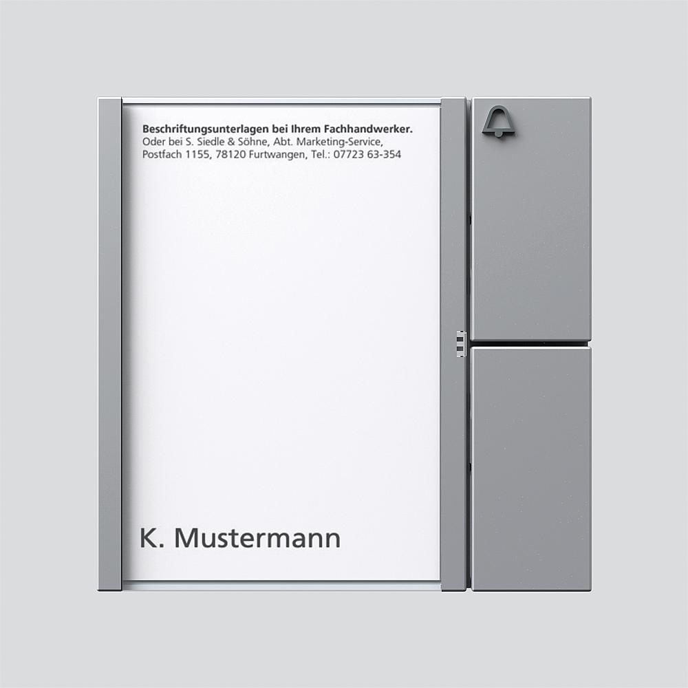 Siedle&Söhne Bus-Tasten-Modul si/met BTM 650-01 SM