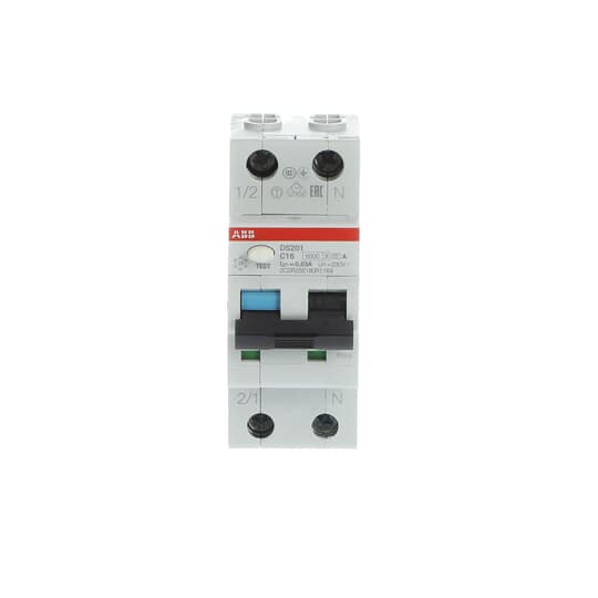 ABB Stotz S&J FI/LS-Schalter 6kA, 1p+N DS201A-C16/0,03