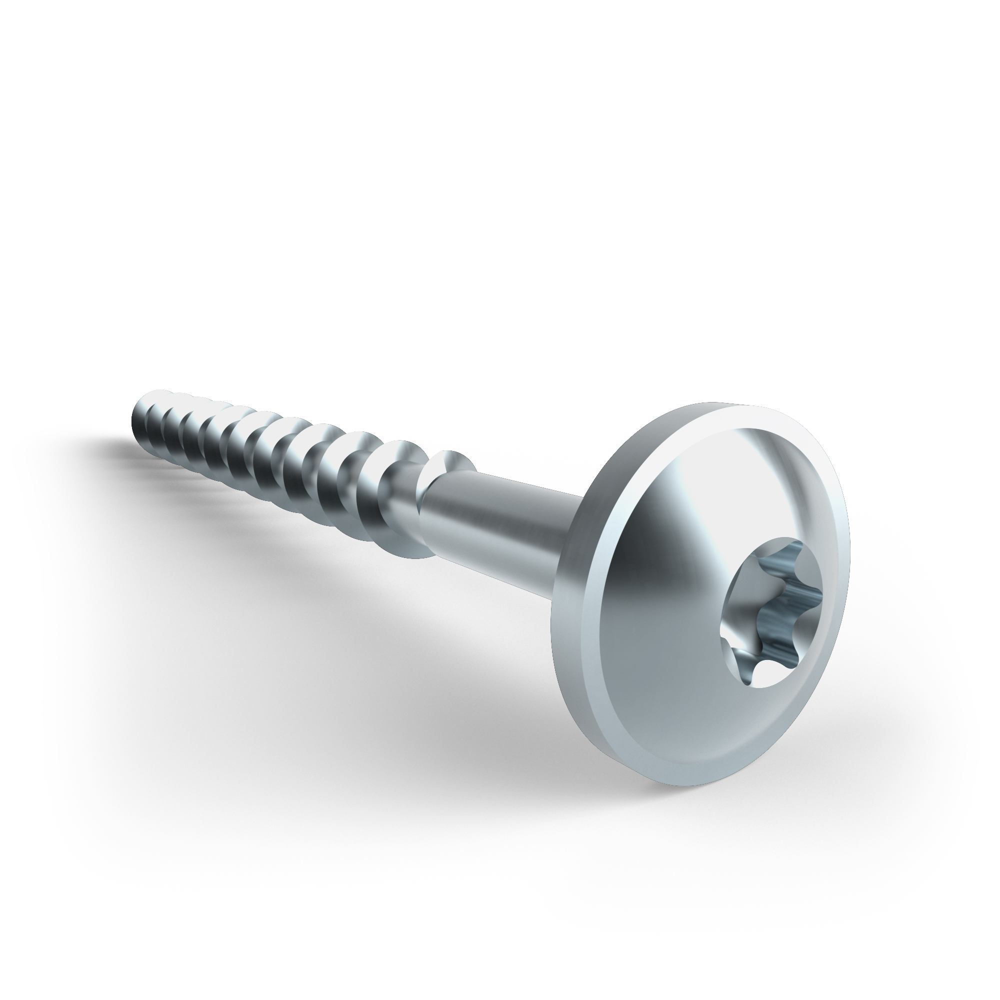 Schletter Solar Holzschraube m. Tellerkopf 8x100, 6-rund, verz. 942208-100