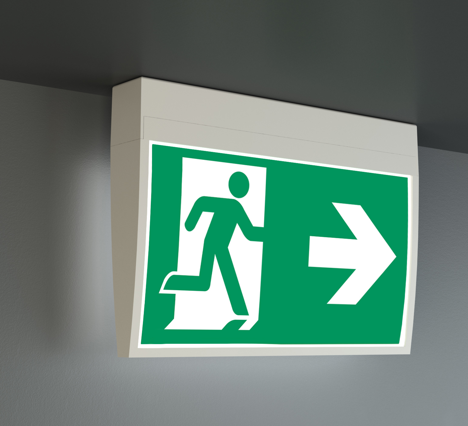 RP-Technik LED-Rettungszeichenleuchte inkl.Piktogrammset KMU019ML