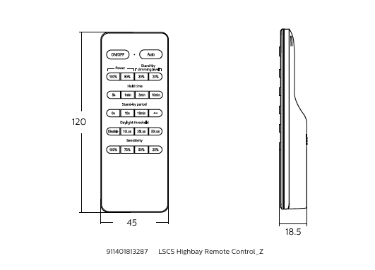 Signify PLS Fernbedienung LSCS Highb #75677999