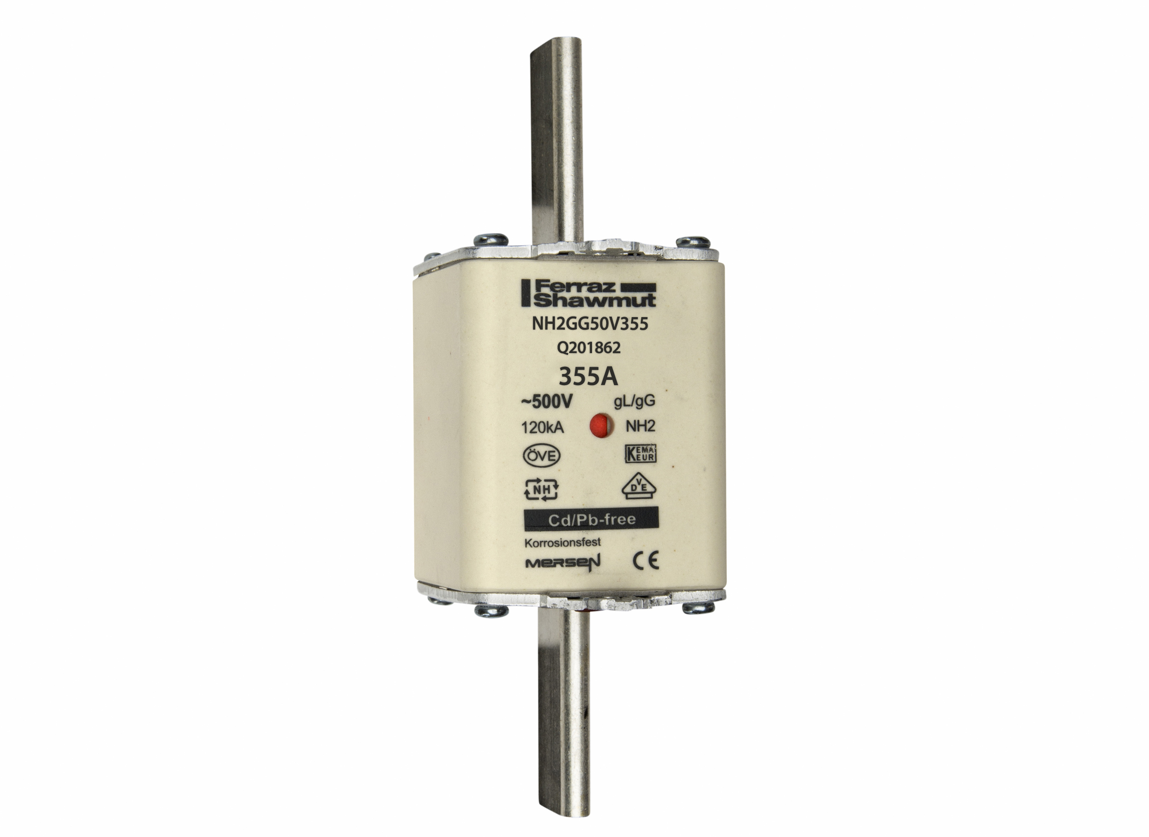 Mersen NH-Sicherungseinsatz SF Gr.2 gG 355A/500V KM NH2GG50V355
