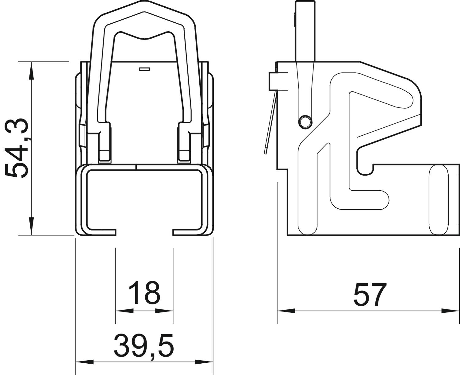 OBO Bettermann Vertr Trägerklammer 10-19mm 328 2