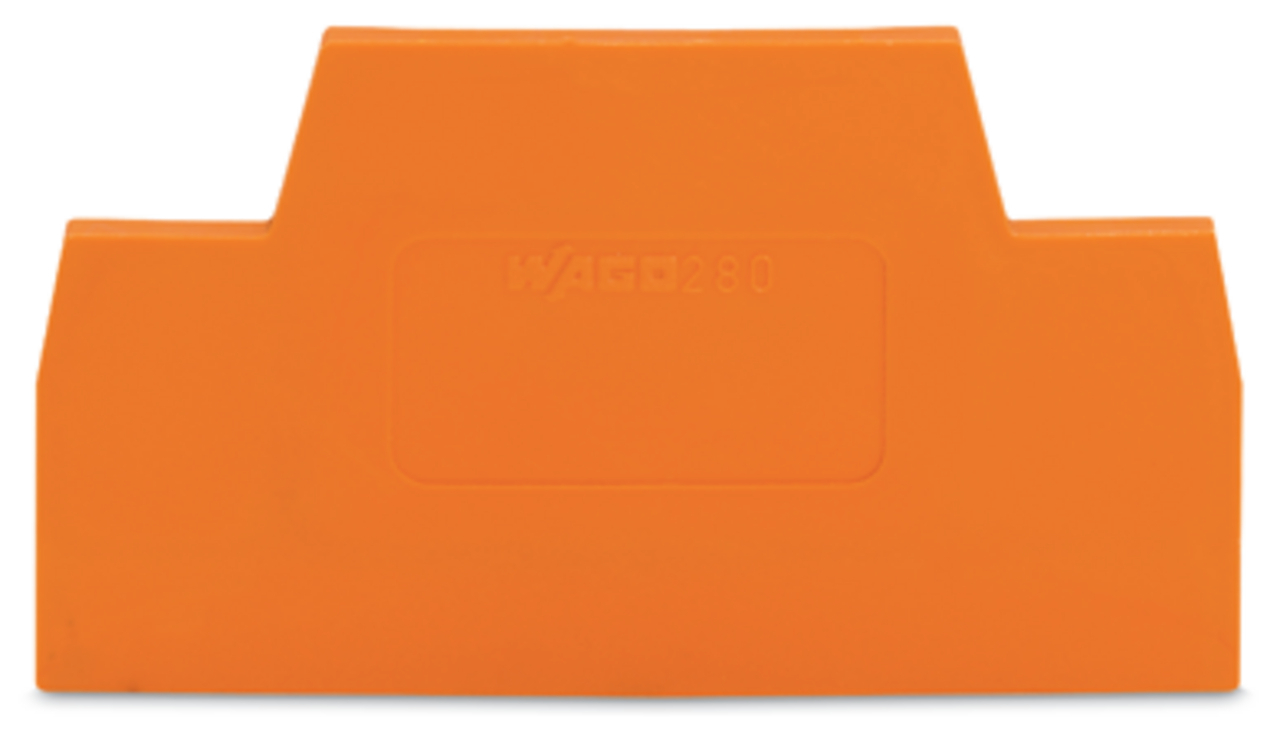 25 STK WAGO GmbH & Co. KG Abschlußplatte orange 280-341