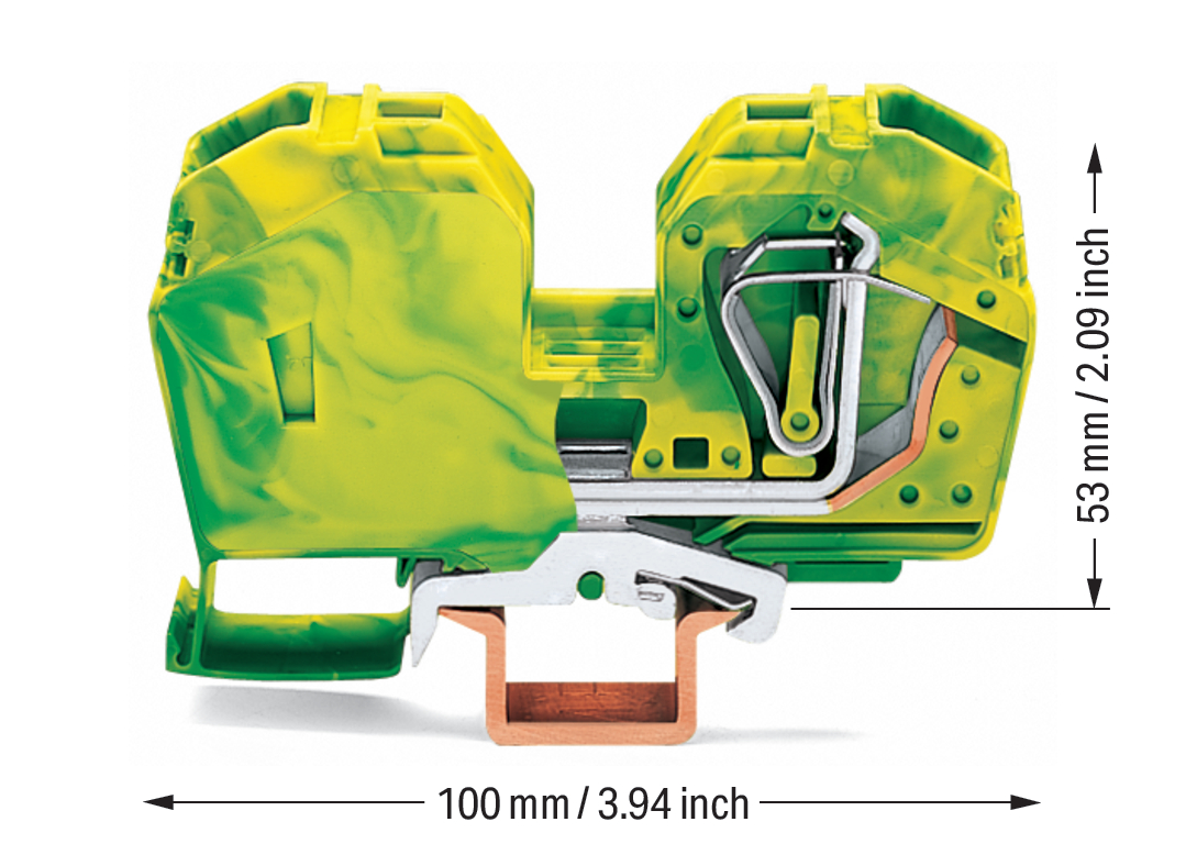 WAGO GmbH & Co. KG Schutzleiterklemme 6-35mmq gn/gelb 285-637