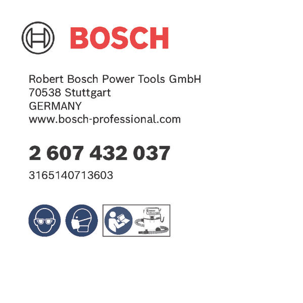 Bosch Power Tools Vliesfilterbeutel für GAS 35 L AFC GAS 35 L 2607432037#1788730