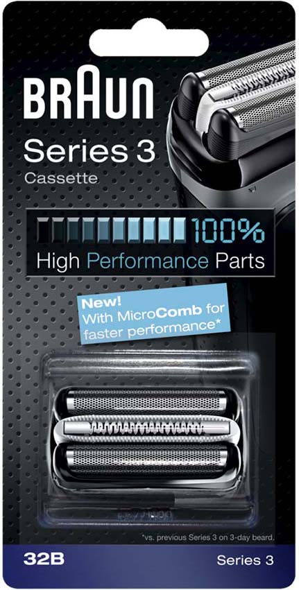 Procter&Gamble Braun Scherkopfkassette f.Series3 Kombipack 32B sw