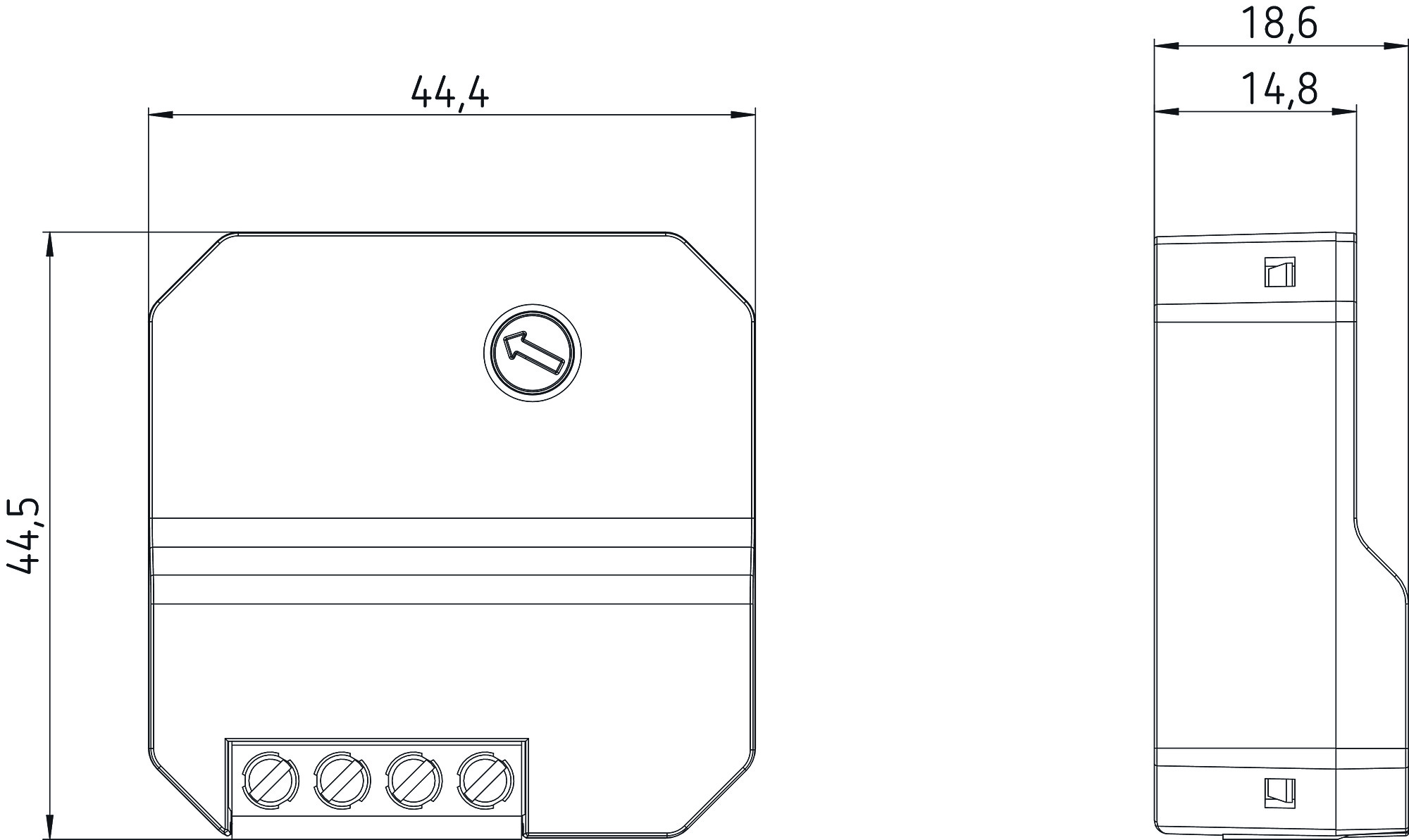 Theben UP-Universaldimmer APPbedienung,Zeitfk. DIMAX 545 plus P