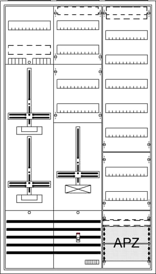 Striebel&John Komplettschrank AP3Pkt.A392Z1S+2RE1V DA39BY