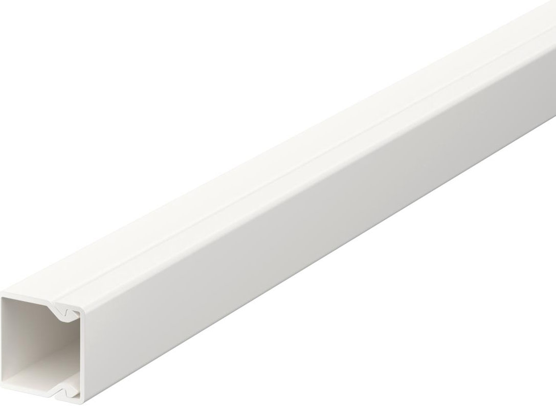 2 M OBO Bettermann Vertr Wand+Deckenkanal m.Obert. 15x15mm,PVC WDK15015RW