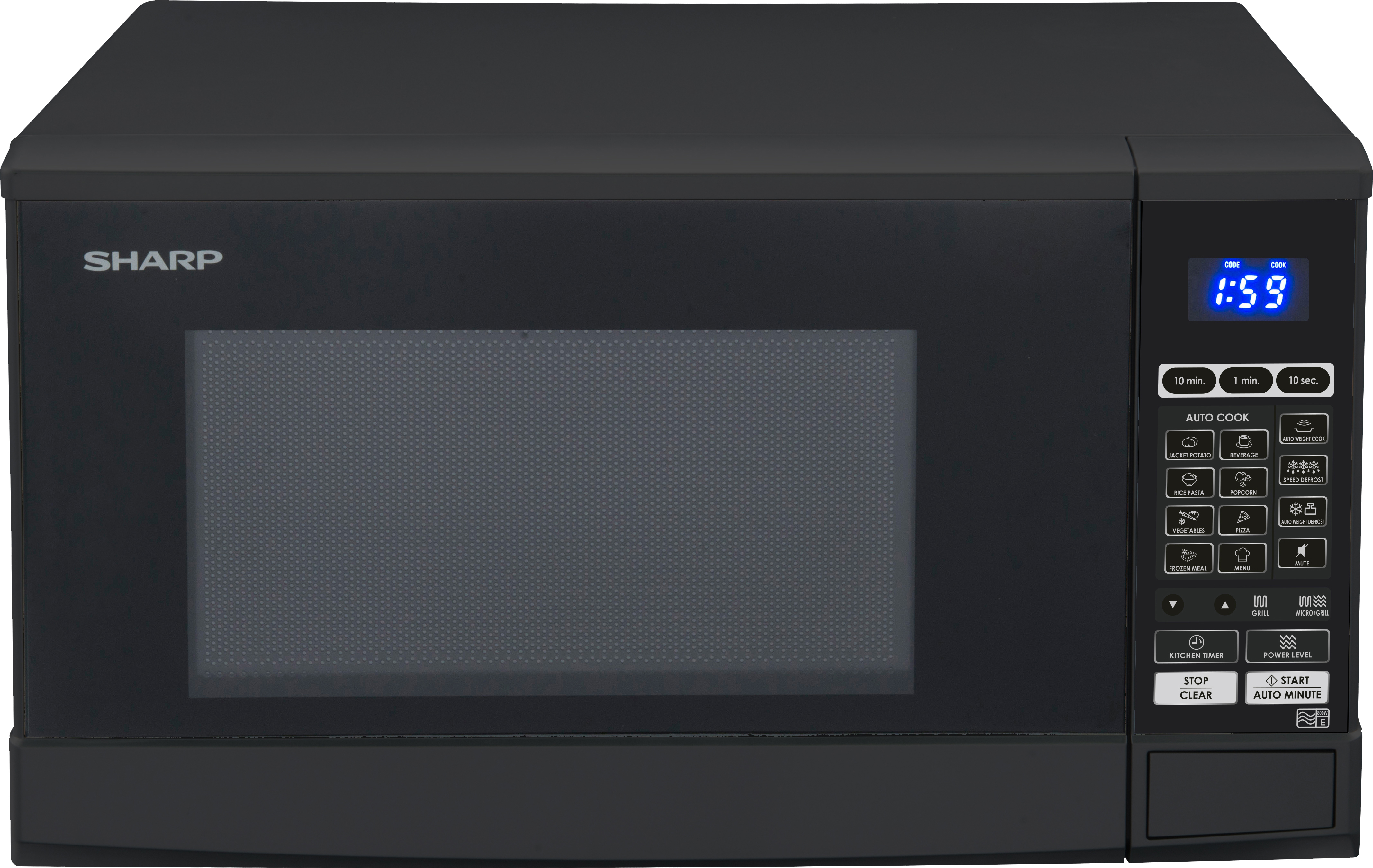 Vestel DE Mikrowelle 2in1 20L 800/1000W,sw R670BK
